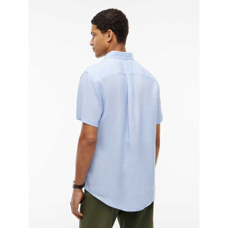 Tommy Hilfiger Regular Fit Washed Linen Short Sleeve Shirt image number 1